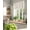 Beige, variant on Orange Fall Thanksgiving Kitchen Valances for Windows Brown Squirrel Maple Leaves Valance Curtains for Kitchen /Living Room/Bedroom/ Bathroom Decor, 54"x18 " ,Rod Pocket 1 Panel,