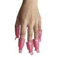 thumbnail image 5 of INTSUPERMAI 10pcs Nail Art Soak Off Clip Cap Pink Plastic Nail UV Gel Polish Remover, 5 of 6