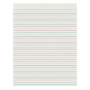 Pacon Newsprint Handwriting Paper, Skip-A-Line, Grades 2-3, 1/2" x 1/4" x 1/4" Ruled Short, 8-1/2" x 11", 500 Sheets