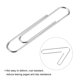thumbnail image 4 of Uxcell Sujetapapeles de 2 pulgadas de metal resistente con caja para oficina y hogar tono plateado cuenta 100, 4 of 6
