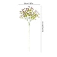 thumbnail image 3 of Capullos de Flores Artificiales de Larga Duración para Rellenar Jarrones – Suministros de Plástico para Arreglos Florales para El Hogar, Bodas y Decoración de Mesas de Eventos – Varillas Flexibles co, 3 of 6