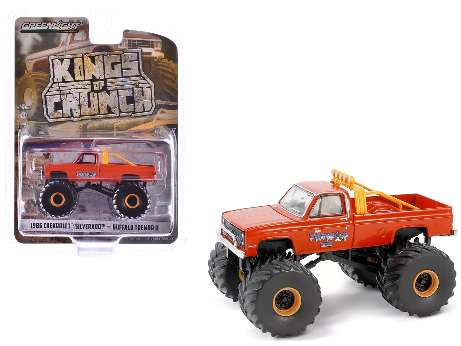 ミニカー GreenLight Chevrolet K-10 AM/PM BOSS Greenlight 1972 Chevrolet K-10 Monster Truck AM PM Boss 1/64