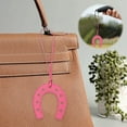 thumbnail image 3 of HengDidi Horseshoe Shaped Keychain Pendant for Car Keys and Bag Decor Decor PU Material Accessory Vibrant Colors Durable Hook Portable Personalized Style Enhancer for Everyday Use, 3 of 5