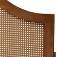 thumbnail image 3 of Pemberly Row Ash Walnut Finished Wood Queen Size Headboard with Rattan, 3 of 8