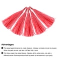 thumbnail image 4 of 30Pcs Light Red Tassel Garland Banner w Rope for Wedding Birthday Party Decoration, 4 of 7