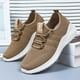 thumbnail image 5 of Zapatillas deportivas de malla transpirables para mujer, informales, con cordones, cómodas, deportivas, a la moda para estudiantes, 5 of 8
