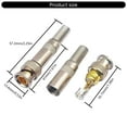 thumbnail image 4 of Ywmsfl BNC Solderless Hardware Male Camera Video Cable Video Coupling Connector, 4 of 7