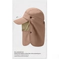 thumbnail image 5 of SGFCWSX Sun Hats for Men,UPF 50+ Protection Quick-Dry Removable Neck Cape Summer Outdoor Hat Khaki, 5 of 6