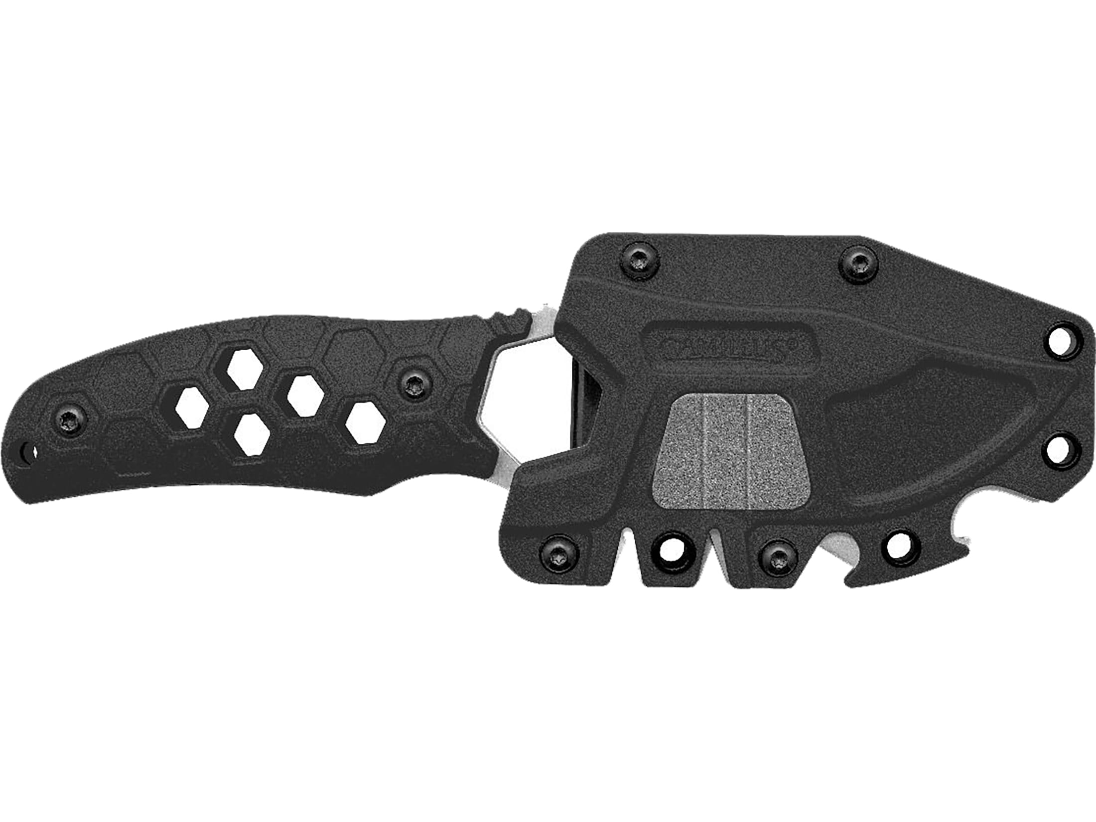 Camillus 3.5 Fixed Blade Tactical Knife, with Sheath
