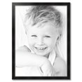 thumbnail image 2 of ArtToFrames 28" x 38" Honors Black with Silver Picture Frame, 28x38 inch Black Wood Poster Frame (WOM-5157), 2 of 7