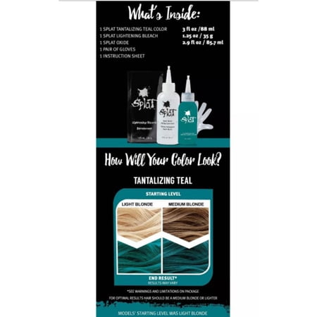 Splat Hair Color Kit - Tantilizing Teal | Walmart Canada