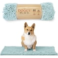 thumbnail image 1 of GFDYREE - Ultra Absorbent Microfiber Dog Door Mat, Durable, Quick Drying, Washable, Prevent Mud Dirt, Keep Your House Clean (Light Blue, Medium) - 31 x 20 Inch, 1 of 7