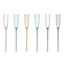 Haful Glass&Bottle Floating Champagne Flutes Floating Champagne Glasses for the Pool Floating Wine Glass Champagne Flutes Bouquet Vintage Acrylic Colorful Transparent Glasses for Wedding Party