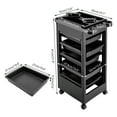 thumbnail image 2 of Miumaeov 5 Drawers Trolley Cart Beauty Salon Rolling Trolley Shelf Cart with Wheels Mobile Salon Spa Service Tray for Hair Stylist Hairdresser Beauty Tattoo, 2 of 14