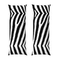 thumbnail image 1 of Fotbe Zebra Funda para Almohada Corporal con Diseño, Funda de Microfibra Ultrasuave de 20x54 Pulgadas, Ropa de Cama Elegante, 1 of 7
