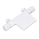 thumbnail image 4 of Grifo para bañera Ticfox montado en la pared de acero inoxidable Blanco G1/2, 4 of 14