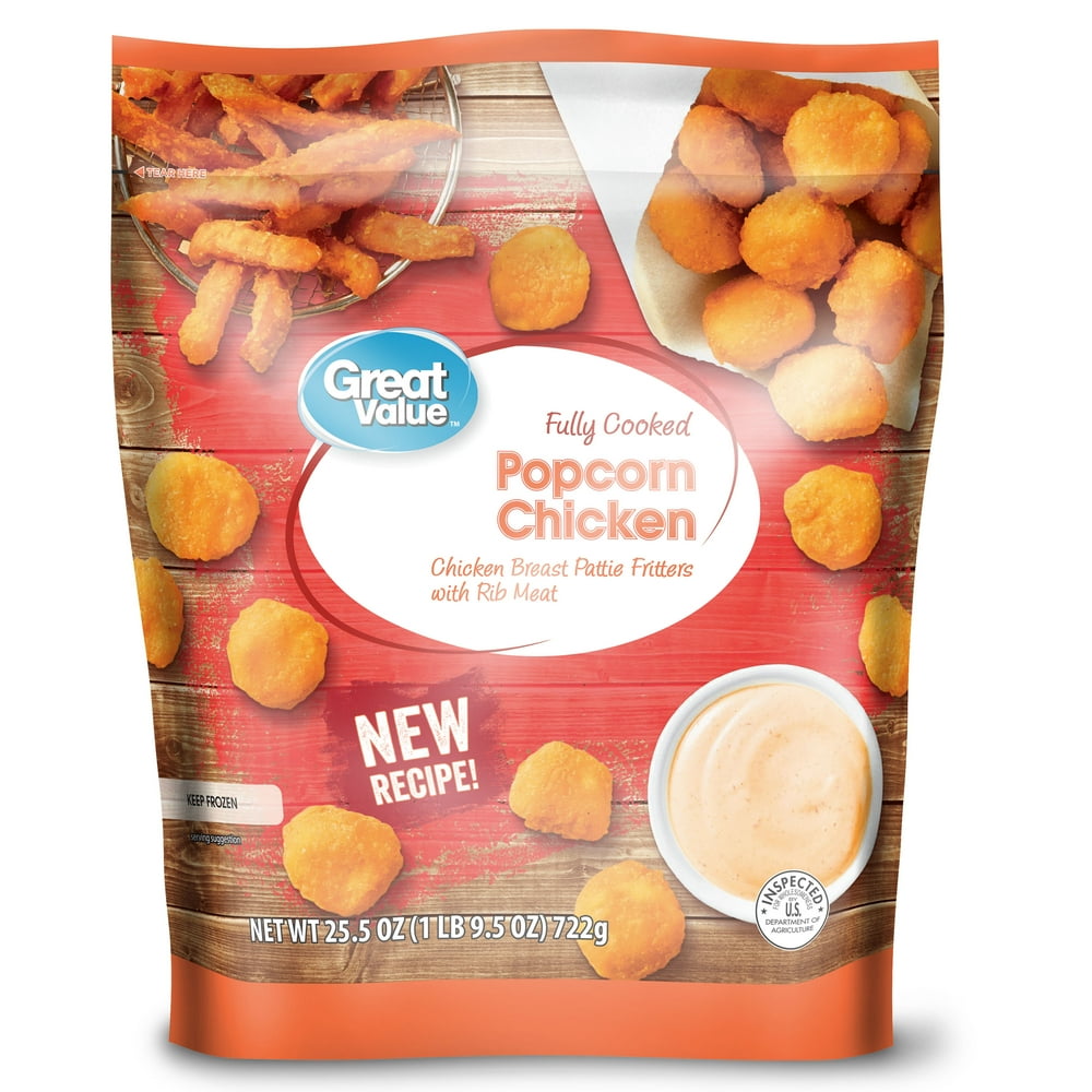 Great Value Fully Cooked Popcorn Chicken, 25.5 oz