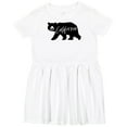 thumbnail image 3 of Inktastic California Black Bear Silhouette Girls Toddler Dress, 3 of 5