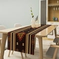 thumbnail image 3 of Aztec Table Runner, Vintage Ethnic Tribal Style Aztec Geometric Art Print Table Runner for Kitchen Dining Room Party Table Decor13.8x108in, 3 of 6