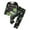 Dark Green, variant on Little Boys Summer Outfits High Definition Digital Camo Dinosaur Print Sleepwear Long Sleeve Night Glow Loungewear Jumpsuit Sets Size 5-6T