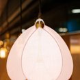thumbnail image 4 of AURARMLET Small Lamp Shade Petal Lampshade Iron Cloth Light Diffusion For Bedside Lighting 1 Set Pink, 4 of 7