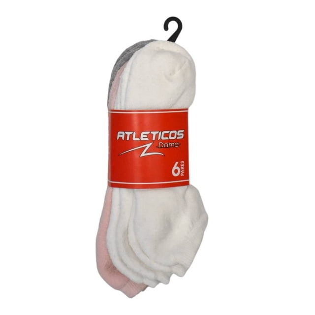 Tin Atleticos para Mujer, con Deportivo Resorte Multicolor Talla Única 12 Piezas