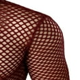 thumbnail image 4 of Men‘s Vest Undershirt Mesh Breathable Hollow Tank Tops Openwork See Through Shirt, 4 of 6