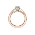 thumbnail image 2 of 1.00 Carat Excellent Pear Cut Natural Diamond Unique Solitaire Ring for Women Solid 18K Rose Gold Size 8.5, 2 of 8