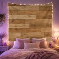 thumbnail image 2 of Composed Horizontally Arranged with Wooden Planks Vary Length, Mystical Fantasy for Space Lovers, Galaxy Room Decor, Housewarming Gift, Tapestry Wall Hanging for Bedroom and Dorm, 2 of 7