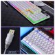 thumbnail image 3 of Teclado Mecánico Con Luz De Fondo De Respiración Colorida Juego Con Cable 10 De Teclado De Botones4 Piezas Monstrate EL013306-02, 3 of 5