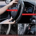 thumbnail image 4 of Carbon Fiber Steering Wheel Cover,Fits All D And Round Shape Models, 4 of 5