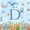 Watercolor D, variant on jejeloiu Ocean Themed Monogram F Bed Sheets For Kids,Sea Sealife Initial King Sheets,4pcs