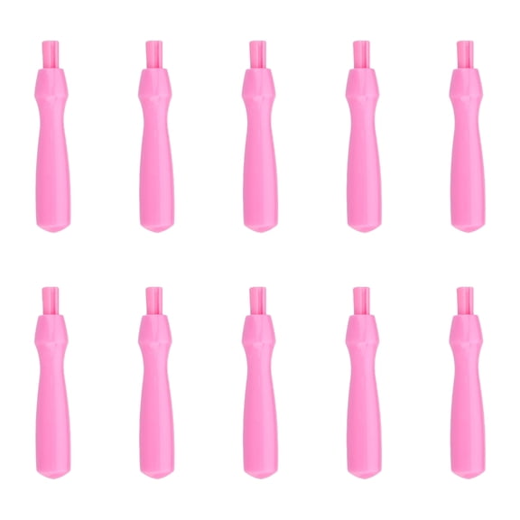 10 Pcs Punch Needle Handles Felting Tool Replacement Kits Punch Tool Craft Needle Threader Handle Sewing Accessories