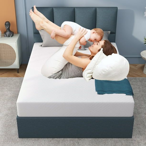 6'' Twin Size Memory Foam Mattress with Cover Breathable Bed Mattress