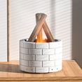 thumbnail image 1 of Bonfire Shaped Diffuser, Flame Diffuser Elegant Humidifier Gift 250ML White  for Living Room Bedroom, 1 of 7