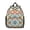 Geometric Star Blue, variant on Geometric Star Blue Pattern Backpack for School, Cute School Bag with Adjustable Shoulder Straps and Padded Back, 13.8"x11.4"x6"