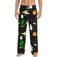 thumbnail image 2 of Picia Halloween Mens Soft Woven Cotton Elastic Waistband Sleep Pajama Pant Lounge Sleep Pant With Pockets And Drawstring-Large, 2 of 9