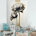 thumbnail image 2 of Designart White Gerbera Flower On Golden Beige Paint I Canvas Wall Art, 2 of 5