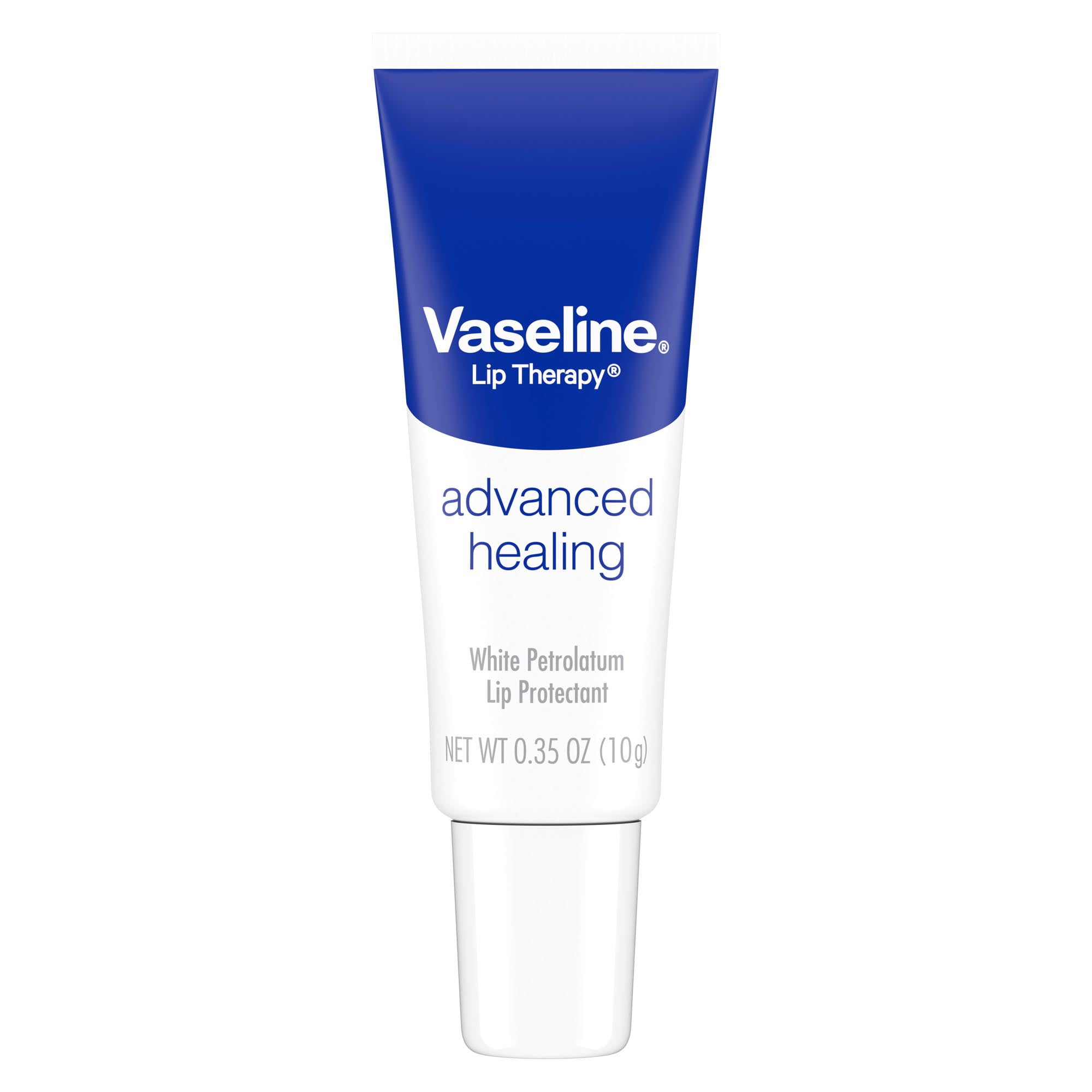Vaseline Lip Therapy Advanced Healing Lip Moisturizer Lip Balm Tube 0 35 Oz Walmart Com Walmart Com
