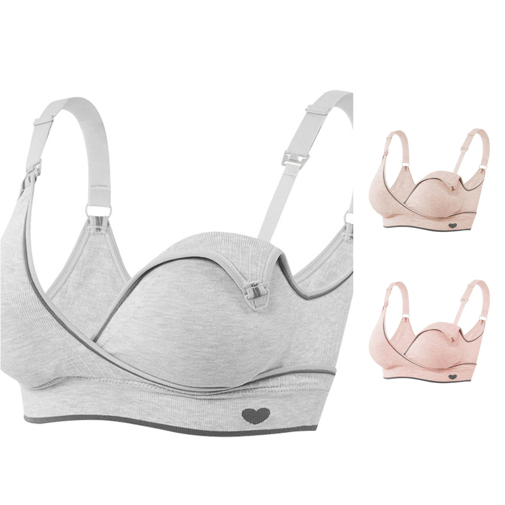 Bra for Pregnancy and Nursing - Comfortable Maternity Underwear Set with No Steel Ring Stitching for Pregnancy Breastfeeding and Postpartum Support