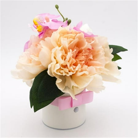 

Pink Peony Flower Bouquet with Motion Sensor Night Light Fiber