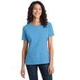 thumbnail image 1 of Camiseta de algodón hilado en anillos Puerto & Compañía LPC150 Azul Acuático XXL, 1 of 1