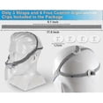 thumbnail image 4 of ResMed AirFit P10 Nasal Pillow CPAP Replacement Headgear with 3 Shoulder Straps - Comfort Fit, 4 of 5