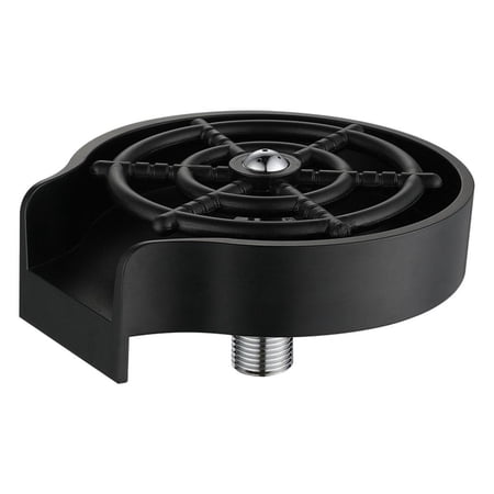 Automatic Faucet Cup Washer Faucet Glass Bottle Washer Multi Angle Spray High Pressure rinser for Beer Milk Bar Black