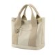 thumbnail image 4 of Bolso pequeño para mujer, bolso con bolsillos, asa superior, cierre de cremallera. Caqui, 4 of 8
