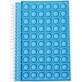thumbnail image 1 of Cuaderno HUOGUO Bubble Fidget Pop-On-It con llavero de rayas universitarias, 1 of 1
