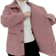 thumbnail image 4 of iHPH7 Womens Fleece Jacket Sherpa Jacket Women Sherpa Fleece Jacket Women Winter Coats for Women Teddy Coat for Women Winter Outfits for Women Fuzzy Jackets for Women Pink XL, 4 of 5
