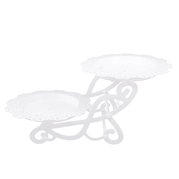 ETEREAUTY Stylish Plastic Cake Stand for Fruits, Desserts, and Pastries - Elegant Display Holder for Parties and Events