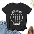 thumbnail image 3 of Classically Trained Women’s Cotton Short Sleeve T-Shirt HD Graphic Print Casual Crew Neck Tee M, 3 of 6