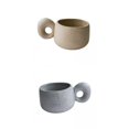 thumbnail image 1 of Taza de Cerámica Big Ear Espresso Cup para Espresso Bebidas Frías Inauguración de La Casa Light Khaki Short+Taza de Cerámica Big Ear Espresso Cup para Soledad none, 1 of 9